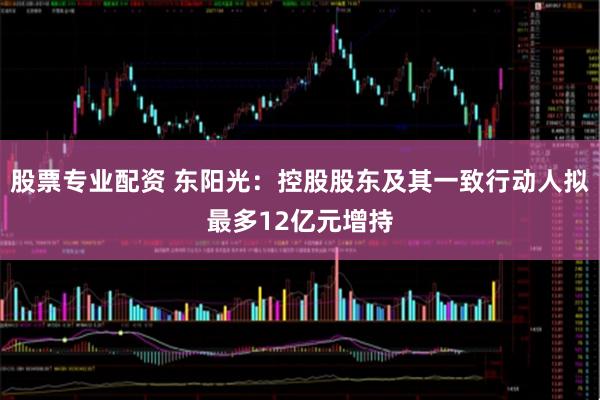 股票专业配资 东阳光:控股股东及其一致行动人拟最多12亿元增持